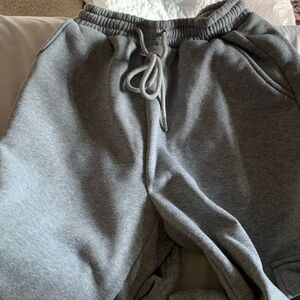 DAZY womens baggy grey sweats